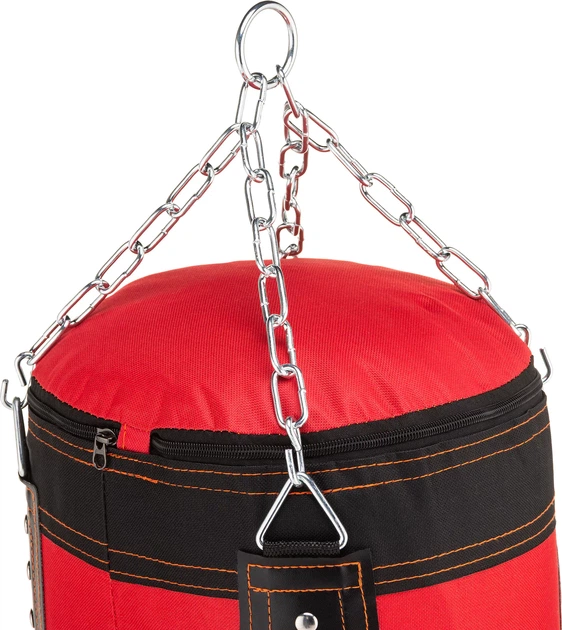 Worek treningowy bokserski z rękawicami Outtec Core Combat I-42760 100 cm Czerwony (5905884427606) - obraz 3