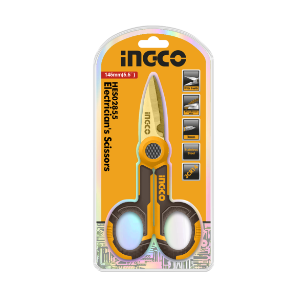 Ножницы электрика 145 мм INGCO - Фото 1 Ножницы электрика 145 мм INGCO - зображення 1