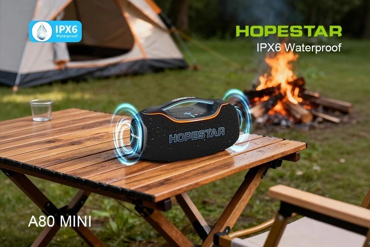 Портативная колонка Hopestar A80 MINI 36 Вт Чёрный (A80MINI) - изображение 2