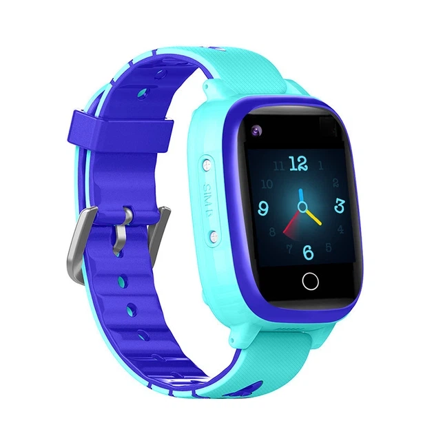 Смарт-часы Thermometer детские 1.3" IP67 камера 4G звонки GPS синий (T5S) - Фото 1 Смарт-часы Thermometer детские 1.3" IP67 камера 4G звонки GPS синий (T5S) - изображение 1