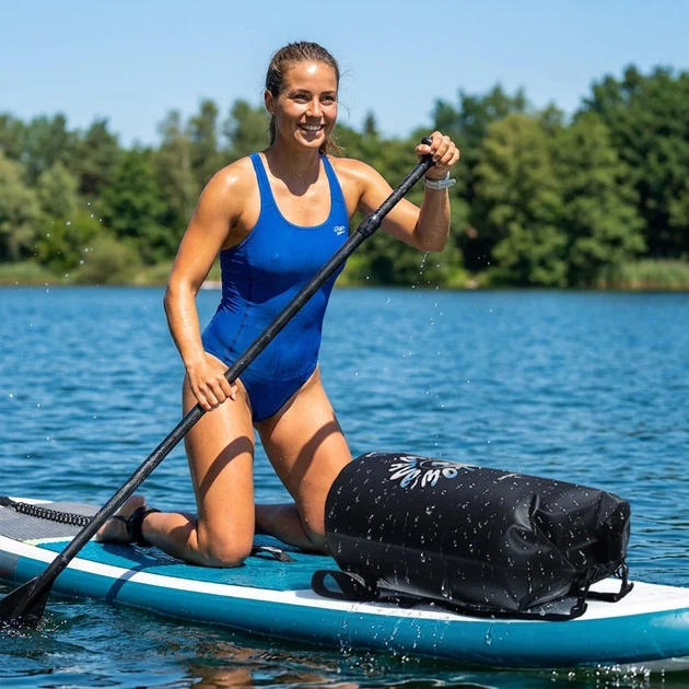 Водонепроникний гермомішок Outtec Dry Bag 30 л O-42987 Чорний (5905884429877) - зображення 11
