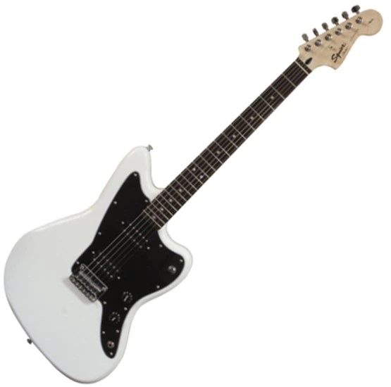 Squier by Fender Jazzmaster HH 白黒 Электрогитара Fender Squier Affinity Jazzmaster HH RW Arctic White