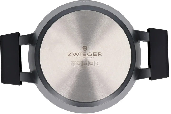 Garnek Zwieger Black Stone z pokrywką 20 cm 2.4 l (5903357373542) - obraz 2