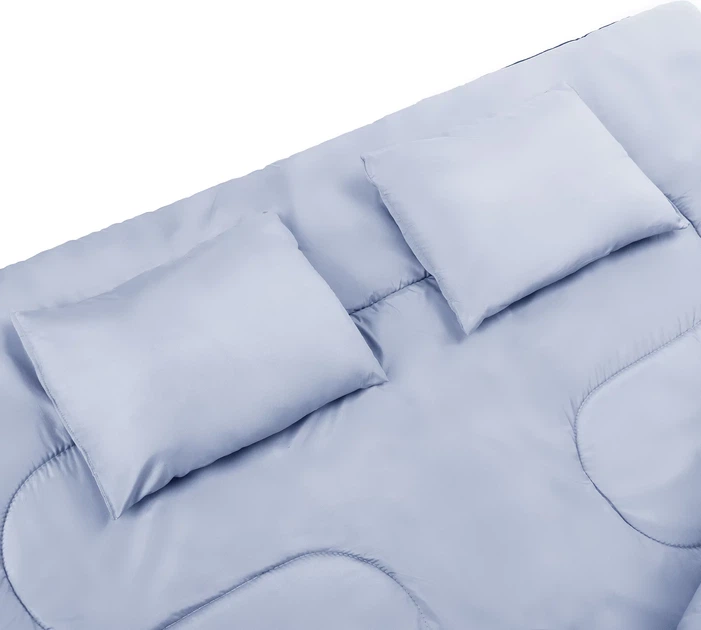 Śpiwór Outtec Travel 350 podwójny Niebieski (5905884427071) - Zdjęcie 4 Śpiwór Outtec Travel 350 podwójny Niebieski (5905884427071) - obraz 4