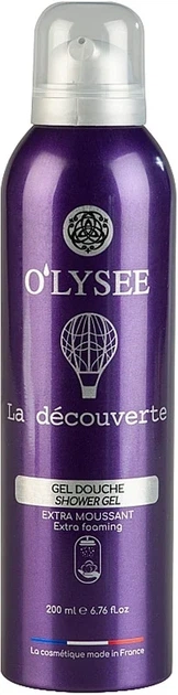 Очищающая гель-пена для душа O'LYSEE Extra Foaming Shower Gel La découverte 200 мл - Фото 2 Очищающая гель-пена для душа O'LYSEE Extra Foaming Shower Gel La découverte 200 мл - изображение 2