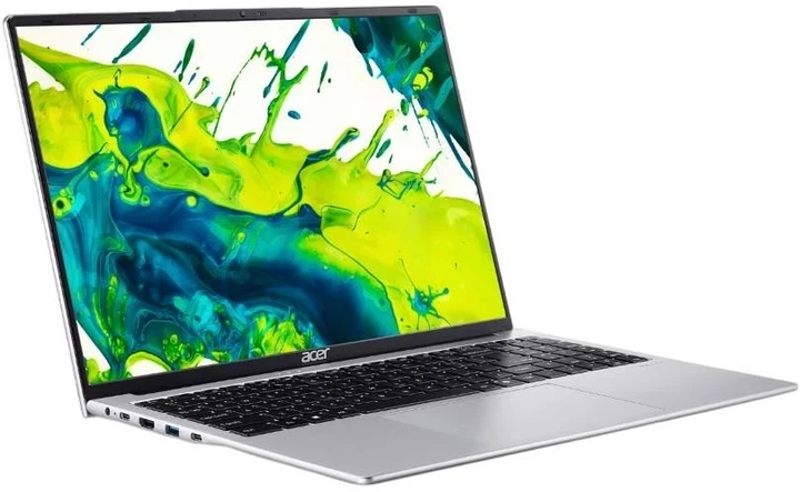Ноутбук Acer Swift Lite SFL16-31P-36DW (NX.D4WEU.002) Silver / 16" IPS WUXGA / Intel Core 3 N355 / RAM 8 ГБ / SSD 512 ГБ - изображение 3