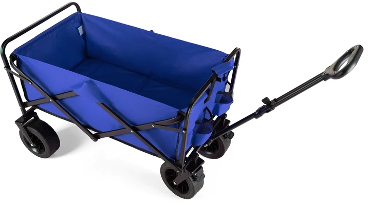 Візок туристичний складаний Outtec EasyGo 100 л Синій 185370 (5905884421864) - зображення 3