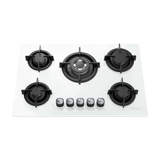 Газовая плита IsEasy MGBG-775 5 конфорок White (MGBG-775) - Фото 3 Газовая плита IsEasy MGBG-775 5 конфорок White (MGBG-775) - изображение 3