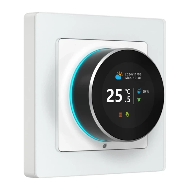 Термостат розумний AVATTO WT20R-BH-3A-W Wi-Fi White (WT20R-BH-3A-W-WiFi) - Фото 3 Термостат розумний AVATTO WT20R-BH-3A-W Wi-Fi White (WT20R-BH-3A-W-WiFi) - зображення 3