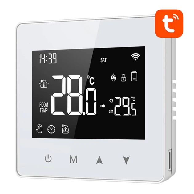 Терморегулятор розумний AVATTO ZWT198 ZigBee Tuya - зображення 2