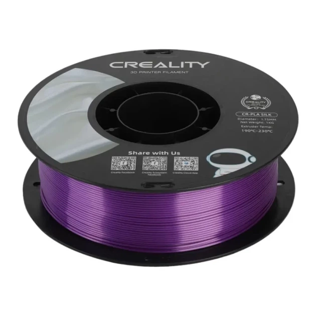 Filament Creality CR-Silk PLA Purple 1.75 mm 1 kg (6971636408116) - obraz 5