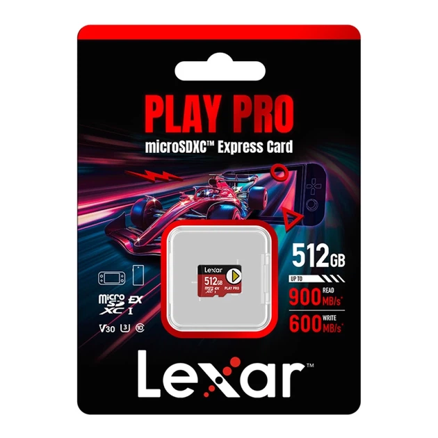 Карта памяти Lexar PLAY Pro microSD Express 7.1 512GB (LMSXPS0512G-BNNNG) - изображение 5