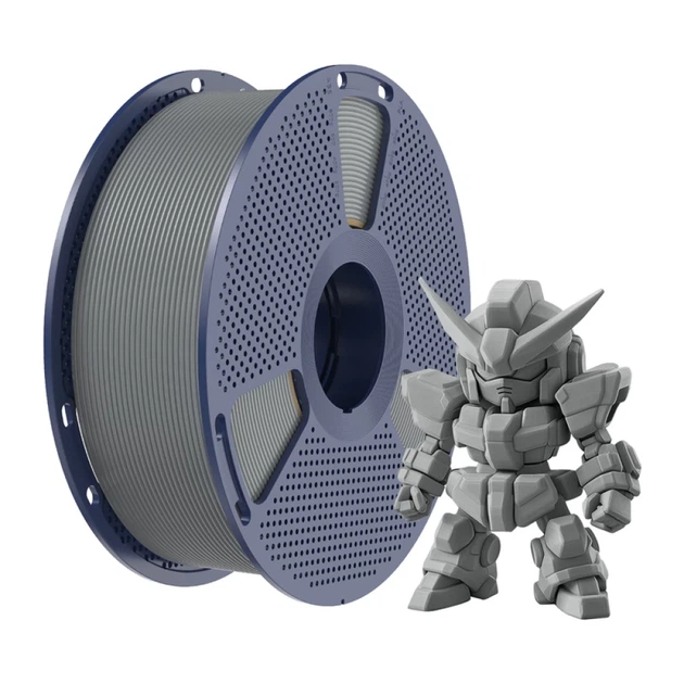 Филамент SUNLU PLA+ 2.0 1.75mm 1kg Gray (PLA+ 2.0 Gr) - изображение 2