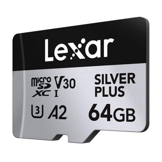 Карта памяти Lexar Silver Plus 64GB + адаптер (LMSSIPL064G-BNANG) - изображение 4