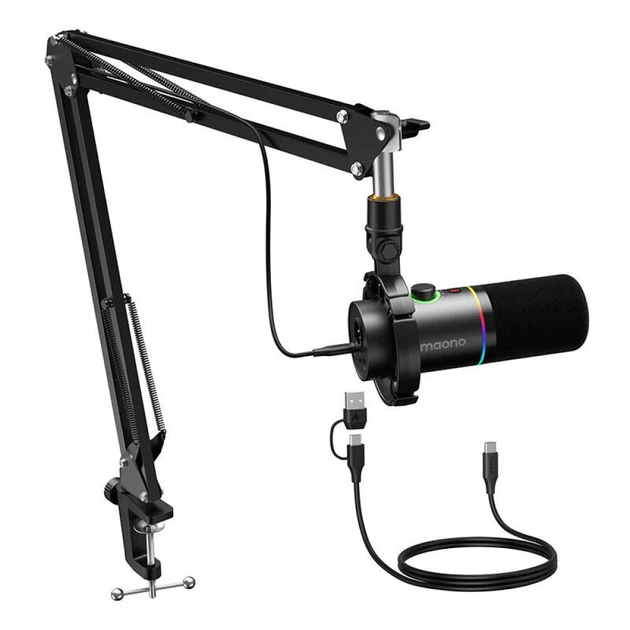 Микрофон динамический Maono PD200XS Black (PD200XS) - Фото 3 Микрофон динамический Maono PD200XS Black (PD200XS) - изображение 3