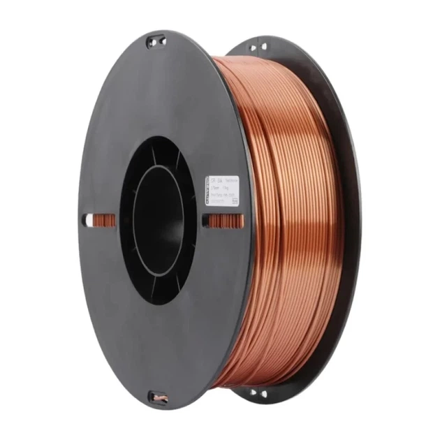 Filament Creality CR-Silk PLA miedziano-czerwony 1.75 mm 1 kg (6971636408949) - obraz 2
