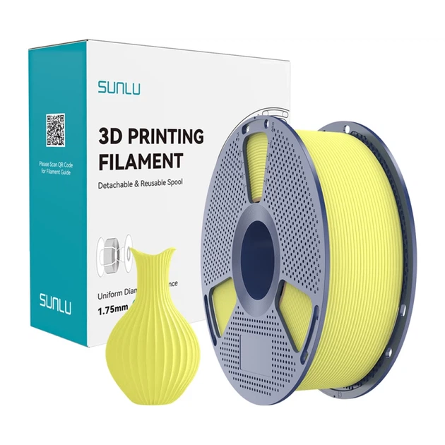 Филамент Sunlu PLA Classic 1.75mm 1kg Yellow (6933582314101) - Фото 1 Филамент Sunlu PLA Classic 1.75mm 1kg Yellow (6933582314101) - изображение 1