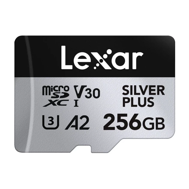 Карта памяти Lexar Silver Plus 256GB + адаптер (LMSSIPL256G-BNANG) - изображение 2