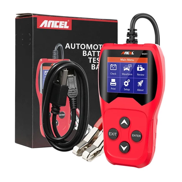 Тестер акумуляторів Ancel BA201 8-16V DC (5906168432972) - зображення 6