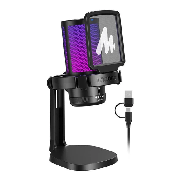 Микрофон игровой Maono DGM20 Black (6972237682080) - Фото 6 Микрофон игровой Maono DGM20 Black (6972237682080) - изображение 6
