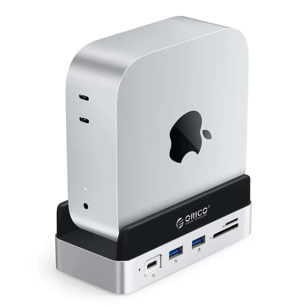 Докстанція Orico MiniDock 10в1 з кишенею для SSD Silver (6942227173270) - Фото 3 Докстанція Orico MiniDock 10в1 з кишенею для SSD Silver (6942227173270) - зображення 3