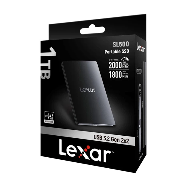 Портативный SSD Lexar SL500 1TB (LSL500X001T-RNBNG) - изображение 6