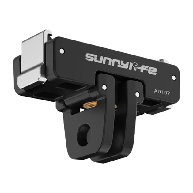 Адаптер монтажний Sunnylife двонаправлений 1/4 дюйма для DJI Osmo Nano/Action 6 (ON-AD107) - Фото 1 Адаптер монтажний Sunnylife двонаправлений 1/4 дюйма для DJI Osmo Nano/Action 6 (ON-AD107) - зображення 1