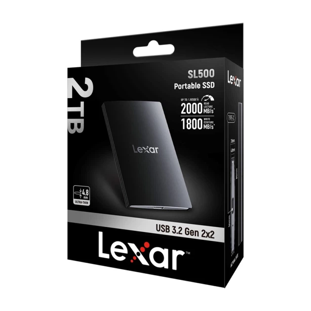 Портативный SSD Lexar SL500 2TB (LSL500X002T-RNBNG) - изображение 6