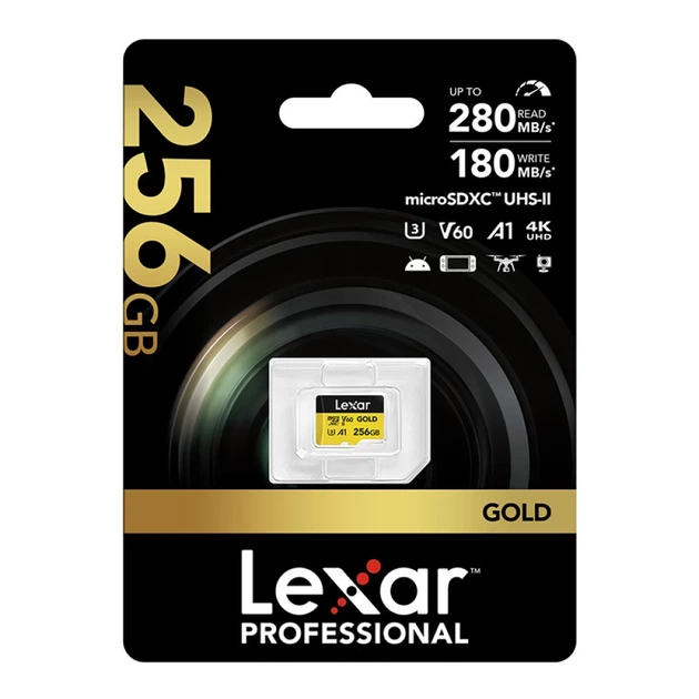 Карта памяти Lexar Gold 256GB (LMSGOLD256G-BNNNG) - изображение 5
