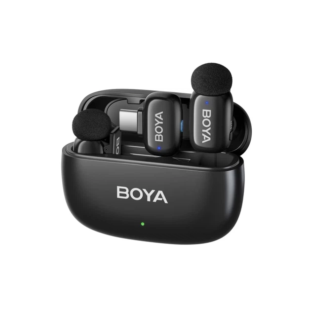 Микрофоны BOYA Mini 2-01 беспроводные 2.4GHz USB-C Black (6977490711812) - Фото 8 Микрофоны BOYA Mini 2-01 беспроводные 2.4GHz USB-C Black (6977490711812) - изображение 8