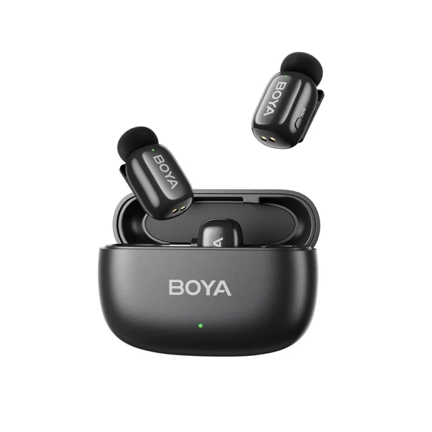 Микрофоны BOYA Mini 2-01 беспроводные 2.4GHz USB-C Black (6977490711812) - Фото 9 Микрофоны BOYA Mini 2-01 беспроводные 2.4GHz USB-C Black (6977490711812) - изображение 9