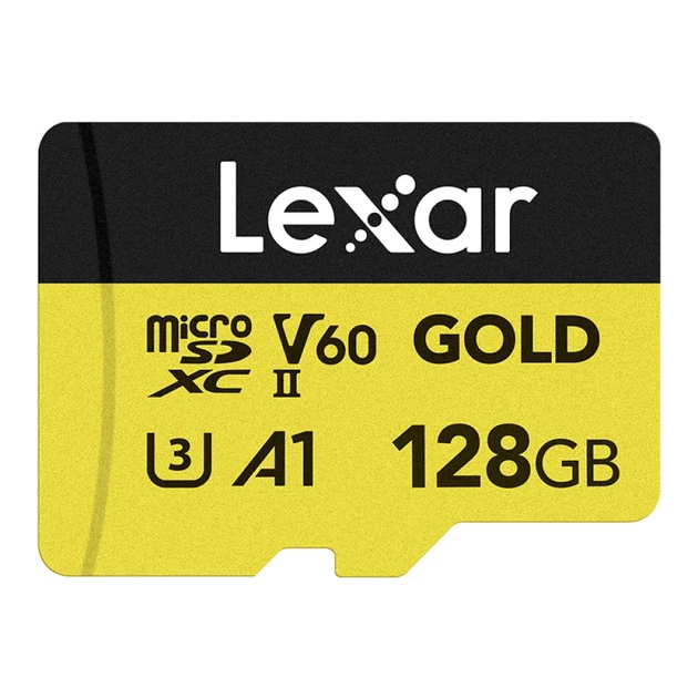 Карта памяти Lexar GOLD 128GB (LMSGOLD128G-BNNNG) - Фото 1 Карта памяти Lexar GOLD 128GB (LMSGOLD128G-BNNNG) - изображение 1