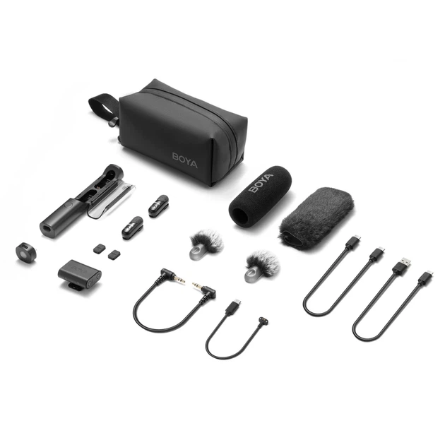 Микрофон BOYA MAGIC-03 беспроводной 2.4GHz USB-C (6977490711416) - Фото 2 Микрофон BOYA MAGIC-03 беспроводной 2.4GHz USB-C (6977490711416) - изображение 2