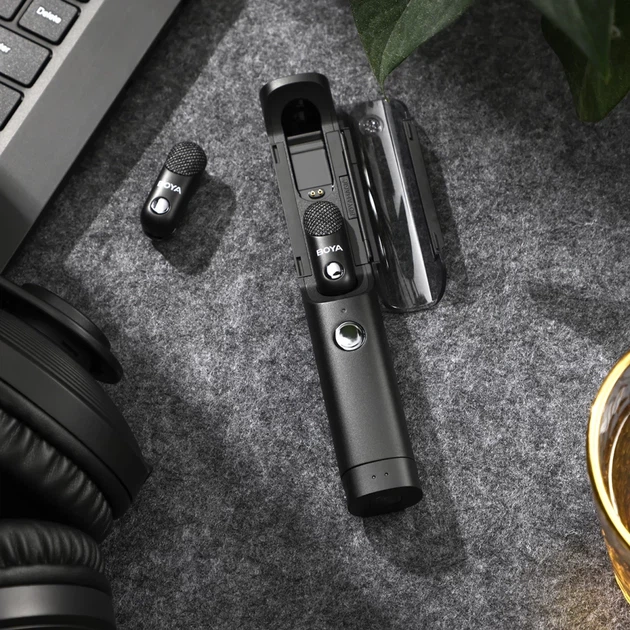 Микрофон BOYA MAGIC-02 беспроводной 2.4GHz USB-C Black - изображение 9