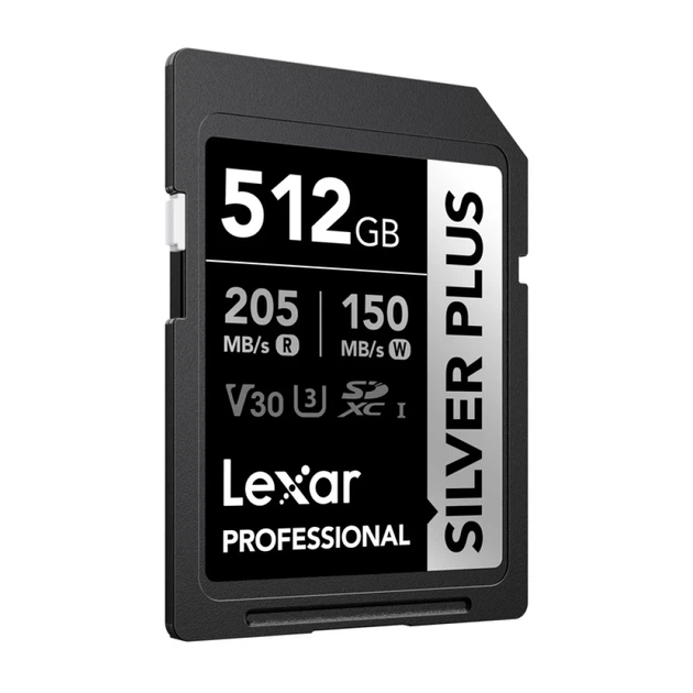 Карта памяти Lexar Professional Silver Plus SDXC 512GB (LSDSIPL512G-BNNNG) - изображение 2