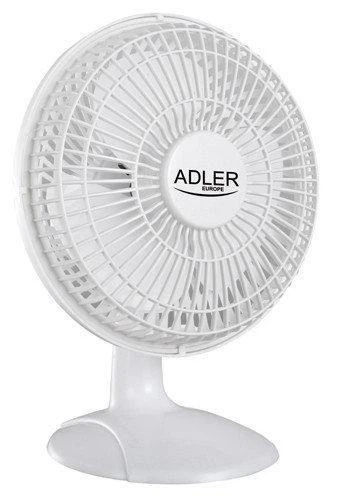Настольный вентилятор Adler AD 7317, 23 см, 2 скорости, белый - Фото 6 Настольный вентилятор Adler AD 7317, 23 см, 2 скорости, белый - изображение 6
