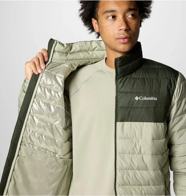 Куртка чоловіча зимова Columbia Powder Lite Ii Olive 2086964-348 розмір L - зображення 5