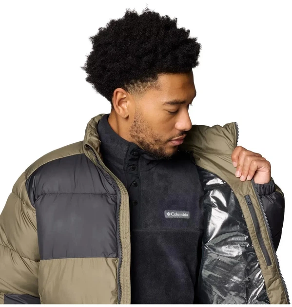 Пуховик чоловічий зимовий Columbia Pike Lake Ii Olive розмір XL - Фото 2 Пуховик чоловічий зимовий Columbia Pike Lake Ii Olive розмір XL - зображення 2