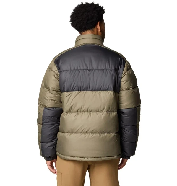 Пуховик чоловічий зимовий Columbia Pike Lake Ii Olive розмір XL - Фото 3 Пуховик чоловічий зимовий Columbia Pike Lake Ii Olive розмір XL - зображення 3
