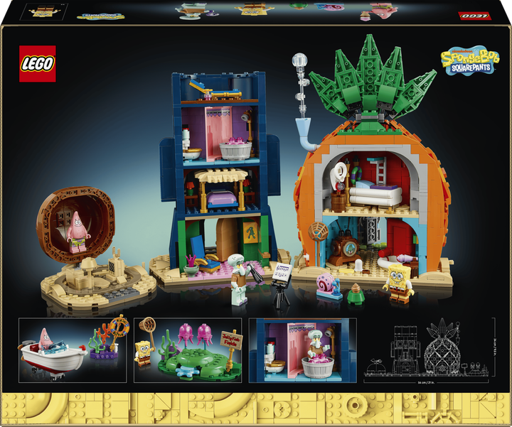 Zestaw klocków LEGO Icons SpongeBob Kanciastoporty: Bikini Dolne 1794 elementy (11386) - obraz 9