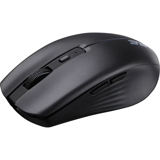 Компьютерная мышь 2E MF270 Silent оптическая 2.4 ГГц USB 800/1200/1600 dpi 6 кнопок встроенный аккумулятор 500 мАч Черная (2E-MF270WBK) - изображение 4