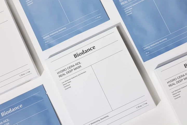 Гідрогелева маска BIODANCE Hydro Cera-Nol Real Deep Mask 1 шт — глибоке зволоження та відновлення шкіри - зображення 7