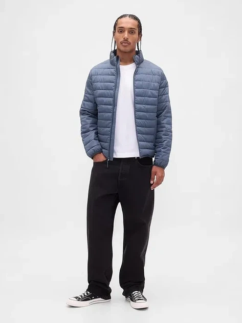 Мужская куртка GAP р.XXL, синий - Фото 5 Мужская куртка GAP р.XXL, синий - изображение 5