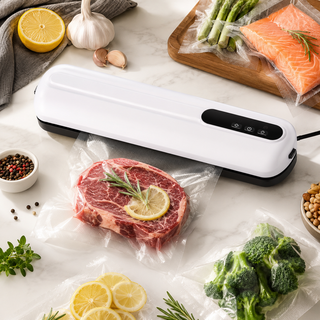 Вакууматор для продуктов 60 кПа 90 Вт аккумуляторный USB до 30 см - изображение 3