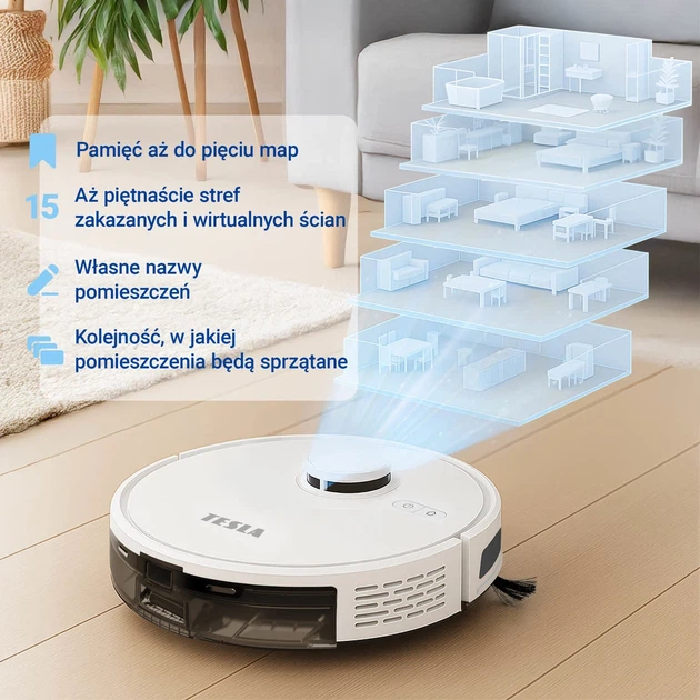 Robot sprzątający Tesla RoboStar iQ660 Biały (ROBIQ660WHT) - obraz 6