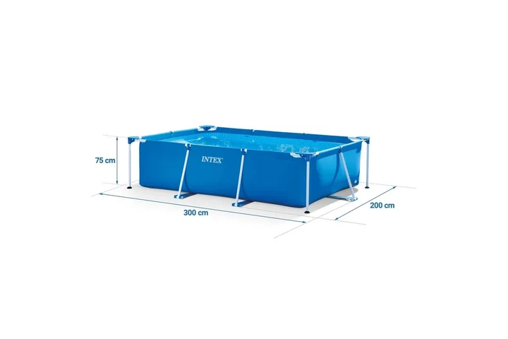 Каркасний басейн Intex Rectangular Frame Pool 28272 300×200×75 см 3834 л (02k12p081) - изображение 7
