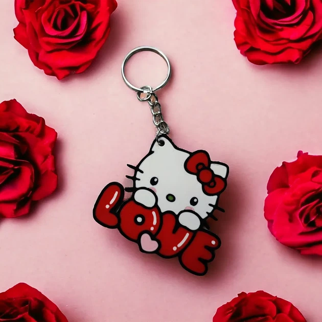 Брелок для ключів Hello Kitty Love. Aivory - Фото 1 Брелок для ключів Hello Kitty Love. Aivory - зображення 1