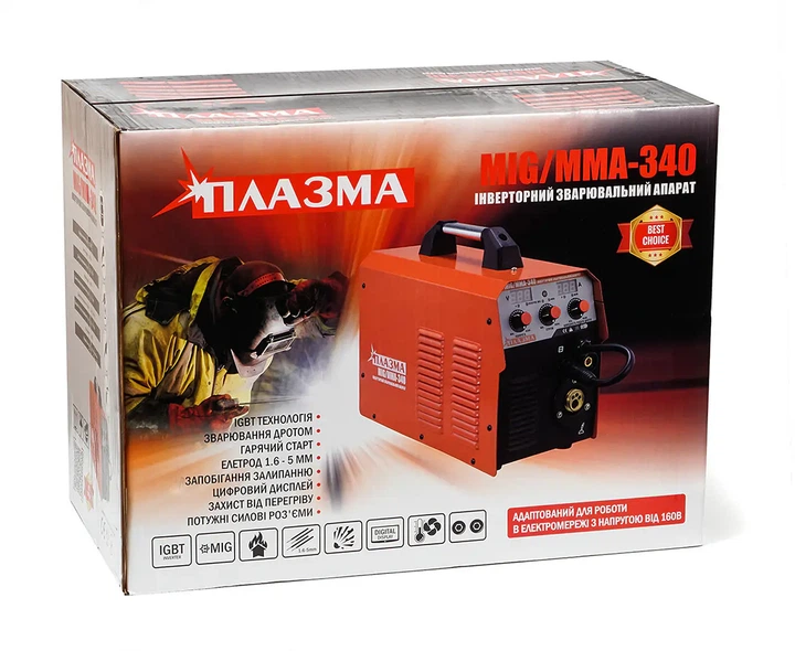 Зварювальний напівавтомат ПЛАЗМА MIG-ММА-340 - зображення 4