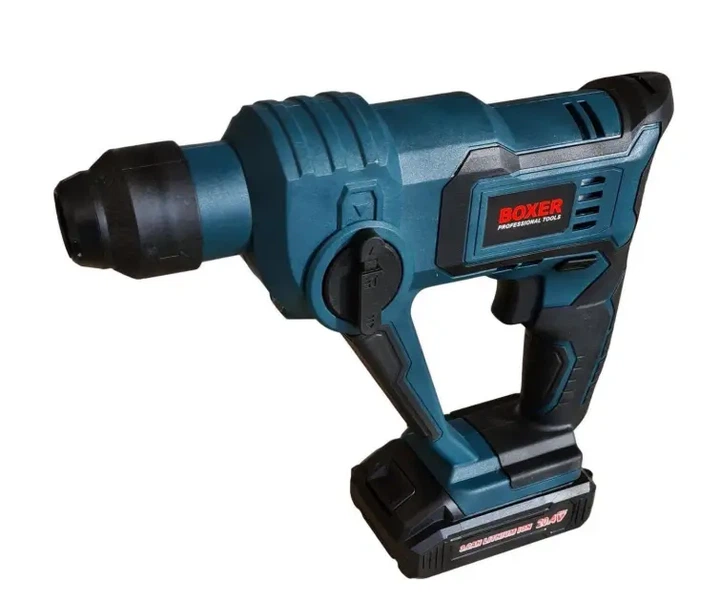 Акумуляторний перфоратор BOXER FT 004 SDS Plus 20 4V 3Ah із двома акумуляторами 5000 уд хв 1 Дж для бетону цегли та металу - зображення 8