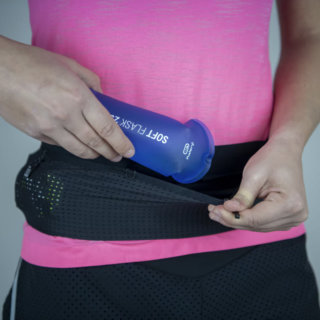 Спортивна Сумка Ремінь для Soft Flasks 250 мл Kiprun Розмір S (Талія 92-97 см) для Біга, Фітнесу, Чорна - зображення 2